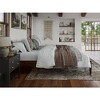 AFI Furnishings Pasadena 14 in King Platform Bed Frame in Walnut - 4 of 4