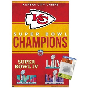 Trends International NFL Kansas City Chiefs - Champions 24 Unframed Wall Poster Prints - 1 of 4