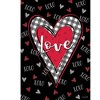 Briarwood Lane Valentine's House Flag 40x28 For Outdoor Plaid Heart House Flag Flag For Valentine's House Flag - 3 of 4