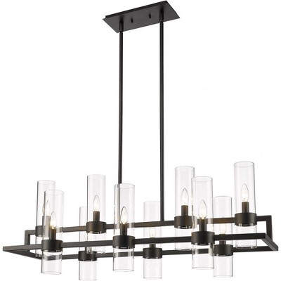Z-Lite Datus 10 - Light Chandelier in  Matte Black
