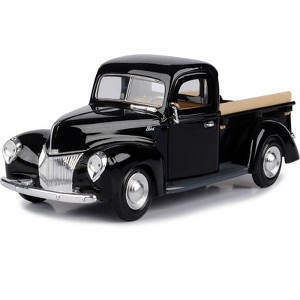 1940 Ford Pickup Truck Black 1/24 Diecast Model Car by Motormax - 1 of 3