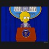 Men's The Simpsons Lisa for President Long Sleeve Shirt - 2 of 4