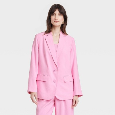 Women's Spring Blazer - A New Day™ Pink Xl : Target