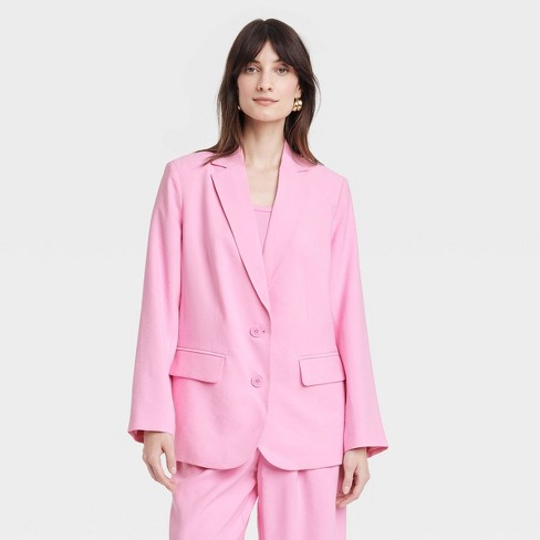 Pink deals blazer target