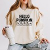 Simply Sage Market Women's Lightweight Garment Dyed Graphic Sweatshirt Hello Pumpkin Distressed - 2 of 4