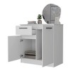 NicBex 2-Door 1-Drawer Dresser Spacious Storage Compartment & Drawer for Clothing/Linens, Durable Wood with Stylish Handles, Ideal for Bedroom - 3 of 4