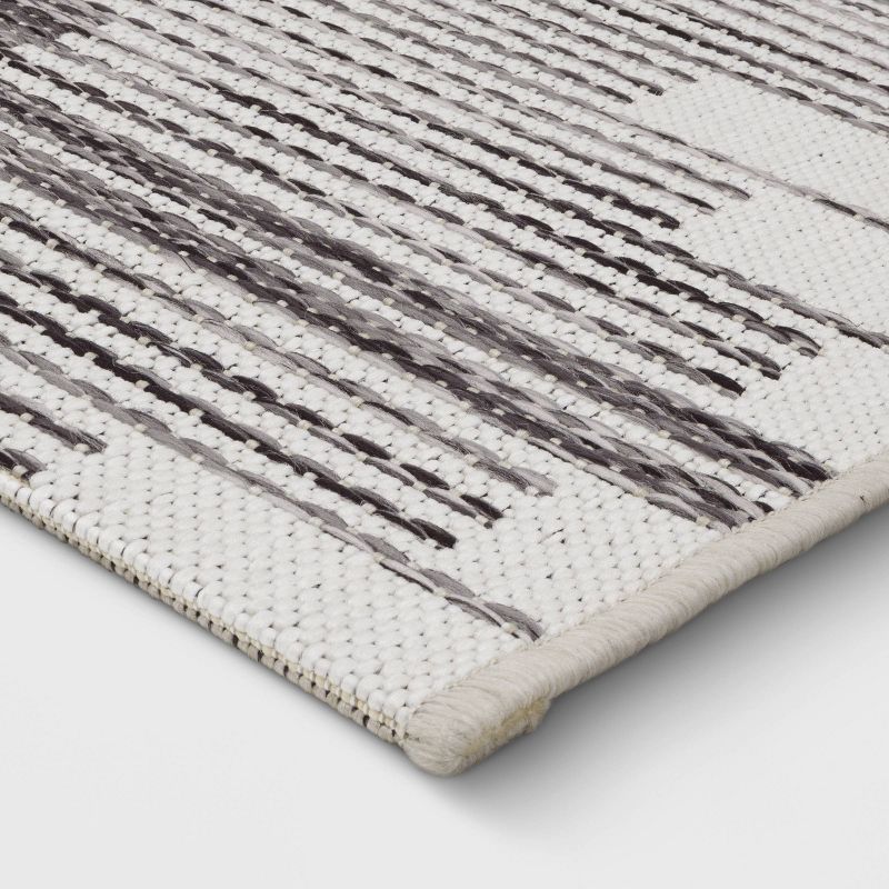 Graphic Steps Outdoor Rug Black - Threshold™, 3 of 10