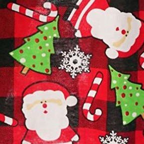 black - buffalo plaid christmas