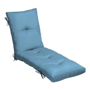 ARDEN Outdoor Plush Modern Tufted Chaise Cushion, 76 x 22, Water Repellent, Fade Resistant, Tufted Cushion for Chaise Lounger 76 x 22 - 1 of 4
