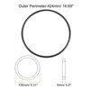 Unique Bargains Rubber Universal Sewing Machine Motor Stretch Belt Seal Repair Parts 5 Pcs - 2 of 4