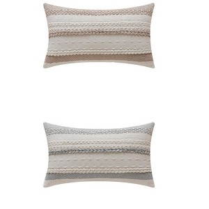 REGALWOVEN 2 Pcs Striped Decorative Throw Pillow Covers for Couch Bed Sofa Home Decor - 1 of 4