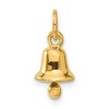 Black Bow Jewelry 14k Yellow Gold Wedding Bell Charm or Pendant, 8mm - 3 of 4