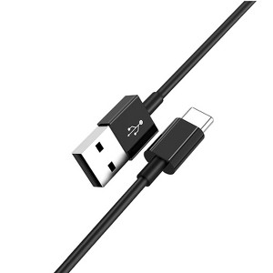 BONGEEK Short USB A to USB C Cable, iPhone 17 Car Carplay Cable for iPhone 15/16/16E/17 Pro Max, Plus, Air, Airpods 4, (1.6 FT Black) - 1 of 4