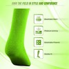 Vizari League Sports Socks for Boys and Girls | Polyester and Stretchable Adult League Socks | Soccer Socks with 360° Arch and Ankle Support | Football socks - 3 of 4