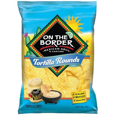 On The Border Premium Rounds Tortilla Chips - 10.5oz