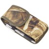LUXMO Universal Nylon Phone Pouch with Card Slots – Fits iPhone 15 Plus / 14 Pro Max / Most 6.7" Phones – Tree Camo Holster - 3 of 4