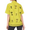 LA LEELA Women's Casual Solid Short Sleeve Blouse Shirt TShirts Button Up Dress Tops Tee Shirts Hawaiian Blouses for Women - 3 of 4