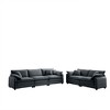 Corduroy 2-Seater & 3-Seater Sofa Set with Flexible Layout - 3 of 4