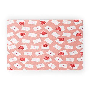 Joy Laforme Love Mail Looped Vinyl Welcome Mat - Society6 - 1 of 4