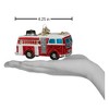 Old World Christmas 2.0 Inch Fire Truck Owc Vehicle Fireman Tree Ornaments - 2 of 3
