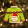 Gloria Duchin Green Christmas Sweater Clay Tree Ornament - 3 of 3