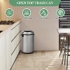 17 Gallon Trash Can–Fingerprint-Proof Stainless Steel,Round Garbage Bin for Restaurant,Home,Office - 3 of 4
