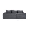 Dolonm 98'' Modular Sectional Sofa,Convertible Sponge Compression Sofas,Deep Seat L-Shape Sofa Couch with Chaise,for Living Room, Bedroom - 4 of 4