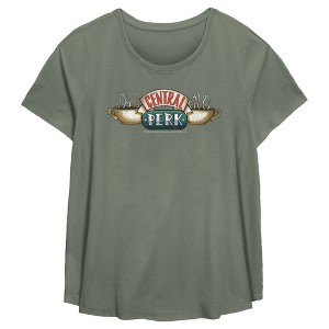 Women's Friends Vintage Central Perk Logo T-Shirt - 1 of 3