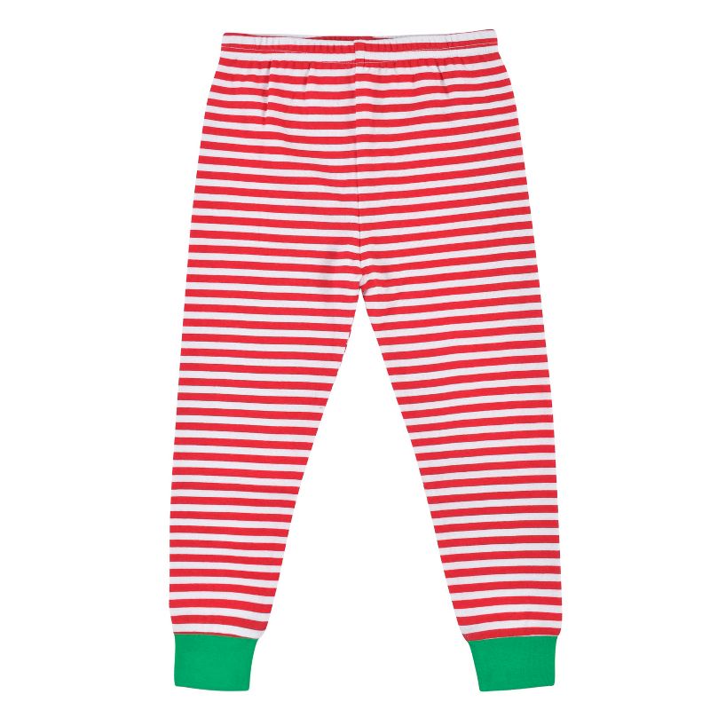 2-Piece Infant & Toddler Neutral Ho Ho Ho Snug Fit Cotton Pajamas, 2 of 10