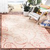 Courtyard CY2665 UV & Stain Resistant Non-Shedding Power Loomed Indoor/Outdoor Rugs - Safavieh - 2 of 4