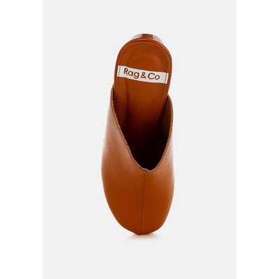 Benji Recycled Leather Clogs - image 4