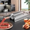 VEVOR Manual Sausage Stuffer, 5 L / 11 LBS Horizontal Sausage Machine, Dual-Speed Meat Stuffer, Made of Food-Grade 304 Stainless Steel, Silver - 2 of 4