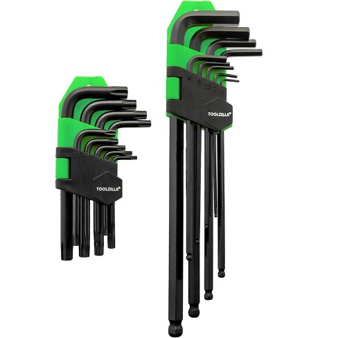 9 Piece Zeon Metric Hex Key Wrench Set for Damaged Fasteners