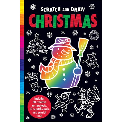 Scratch and Draw Christmas - (Scratch and Draw Card Wallet Format) by  Kit Elliot (Paperback)