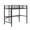 Hotraffy Loft Bed with Ladder & Desk - 3 of 4