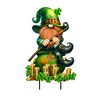 Briarwood Lane St. Patricks Day Metal Art 30x15 Lucky Irish Gnome For St. Patricks Day Metal Art - 3 of 3