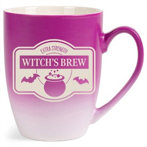 100 North Magic Potion 10 Ounce Pink and White Two Toned Ombre, Comfortably Fits Your Hands, Ceramic Tea Coffee Cup Mug, Witch's Brew - 1 of 1