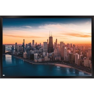 Trends International Cityscapes - Chicago, Illinois Framed Wall Poster Prints - 1 of 4