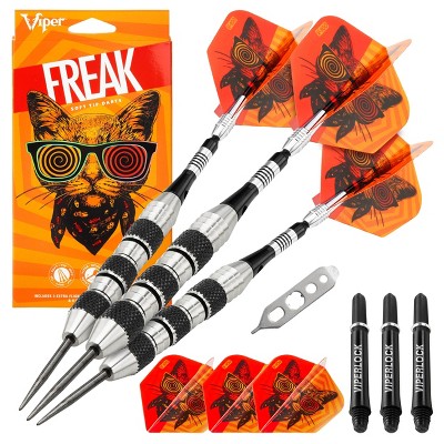 Viper The Freak Steel Tip Darts Knurled and Shark Fin Barrel - 22gms