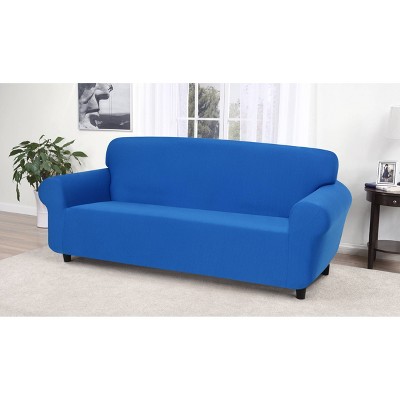 JERSEY SOFA "STRETCH" COUCH SLIP COVER--LAZY BOY---AQUA---AVAILABLE IN ALL SIZES 