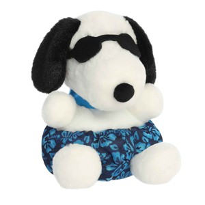 Aurora Mini Palm Pals Surfer Snoopy Peanuts Adorable Stuffed Animal White 5" - 1 of 4