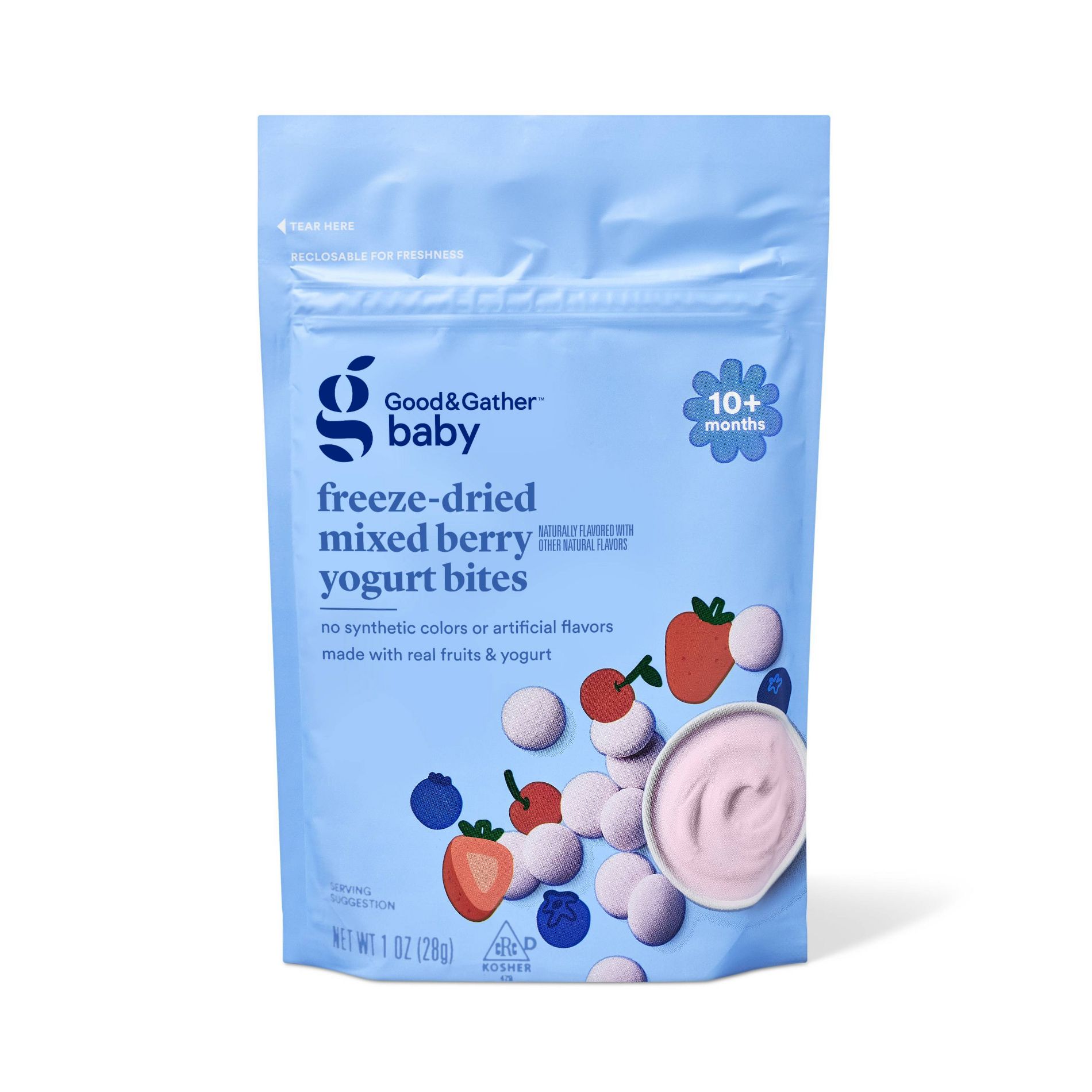 Freeze-Dried Yogurt Baby Bites - Mixed Berry - 1oz - Good & Gather™