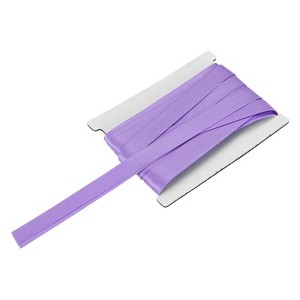 Unique Bargains Satin Fabric Quilting Hemming Binding DIY Craft Double-Fold Bias Tape - 1 of 4