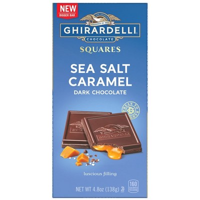 Ghirardelli Bar Dark Chocolate & Sea Salt Caramel 4.8oz