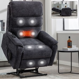 NicBex Recliner Chair Power Lift Chair with Power Remote Massage Chair with Heating Comfy Chair for Living Room, Reading Room - 1 of 4