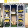 Large Outdoor Cat House, Cat Cage, and Cat Enclosure, Cat Paradise, Suitable for Multiple Cats to Play, with a Small House and Platform - 2 of 4