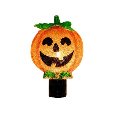 Novelty Lights LED Pumpkin Halloween Decoration Night Light with Swivel Plug