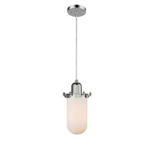 Centri - 1 Light Cord Hung Mini Pendant In Industrial Style-10 Inches Tall and 4.5 Inches Wide - 1 of 1