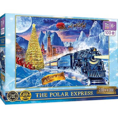 MasterPieces Inc The Polar Express 100 Piece Glow In The Dark Jigsaw Puzzle