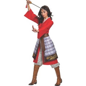Disguise Womens Mulan Hero Dress Deluxe - 1 of 2